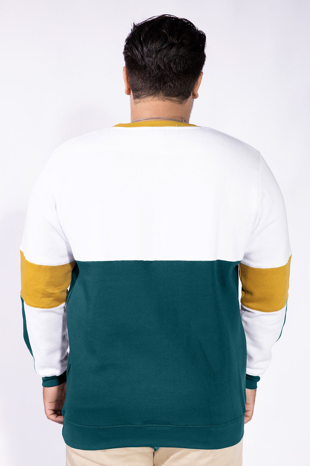 Credence Color Block Sweatshirt (Plus Size) - W21 - MSW016P