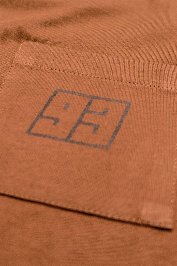 Brown Pocket T-Shirt - P21 - MT0015R