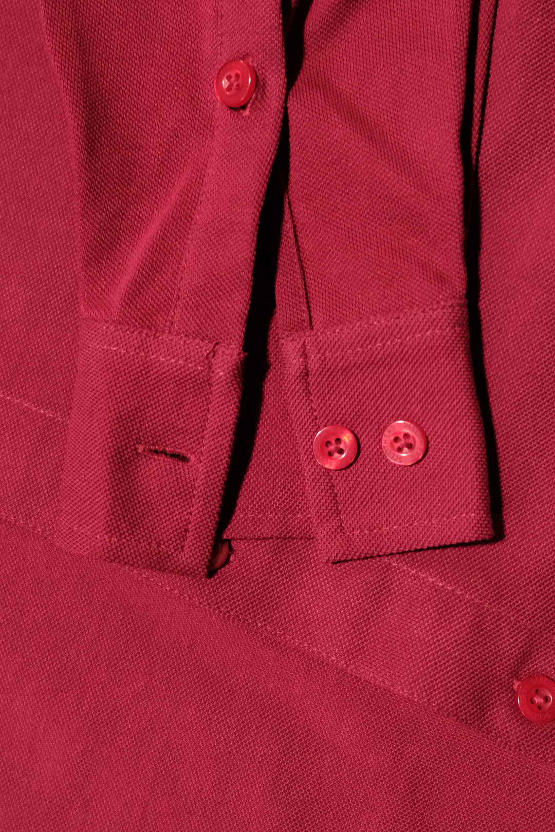 Casual Maroon Shirt (Plus Size) - S21 - MS0004P