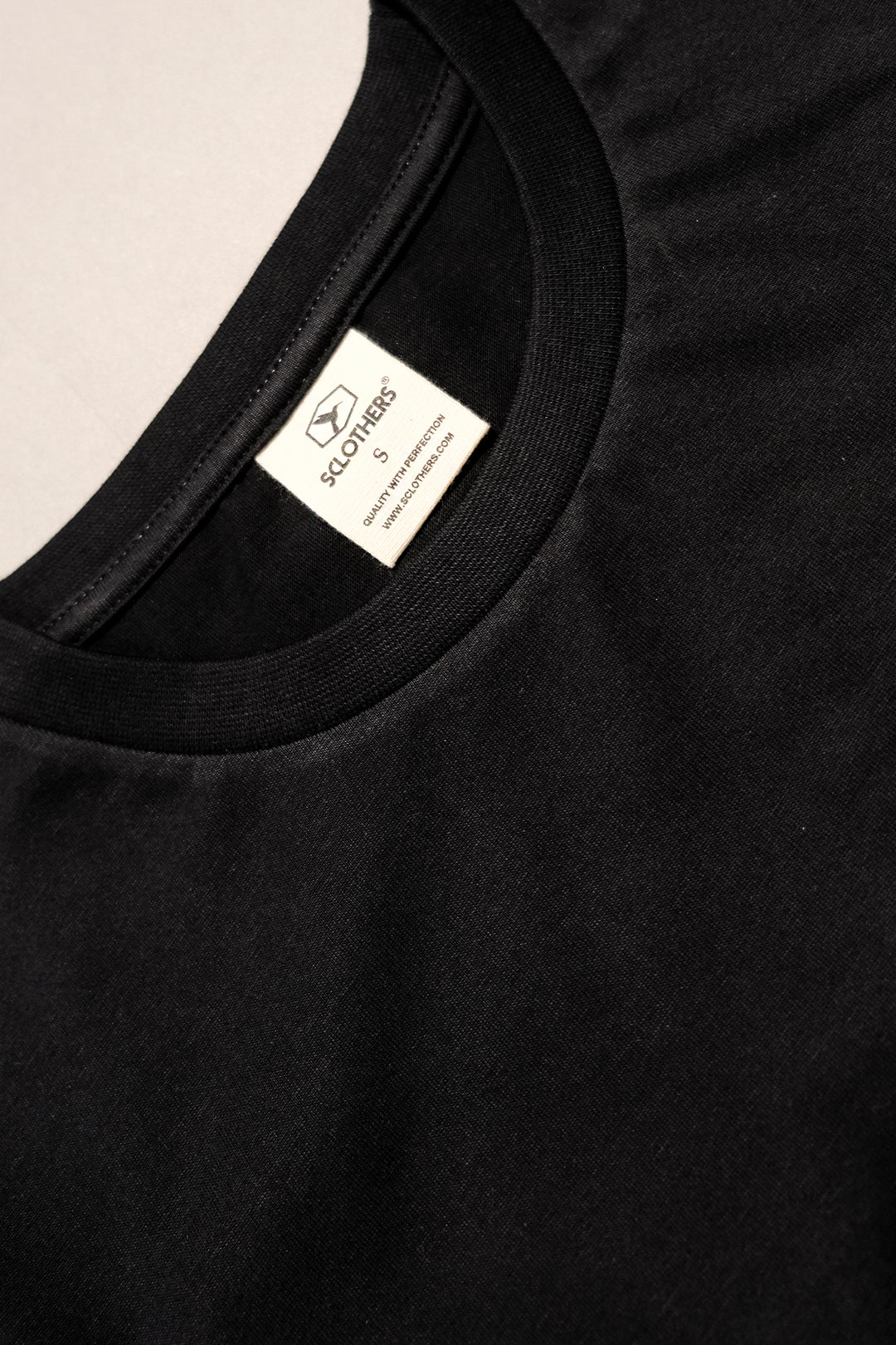 Black Pleated T-Shirt (Plus Size) - P21 - MT0075P