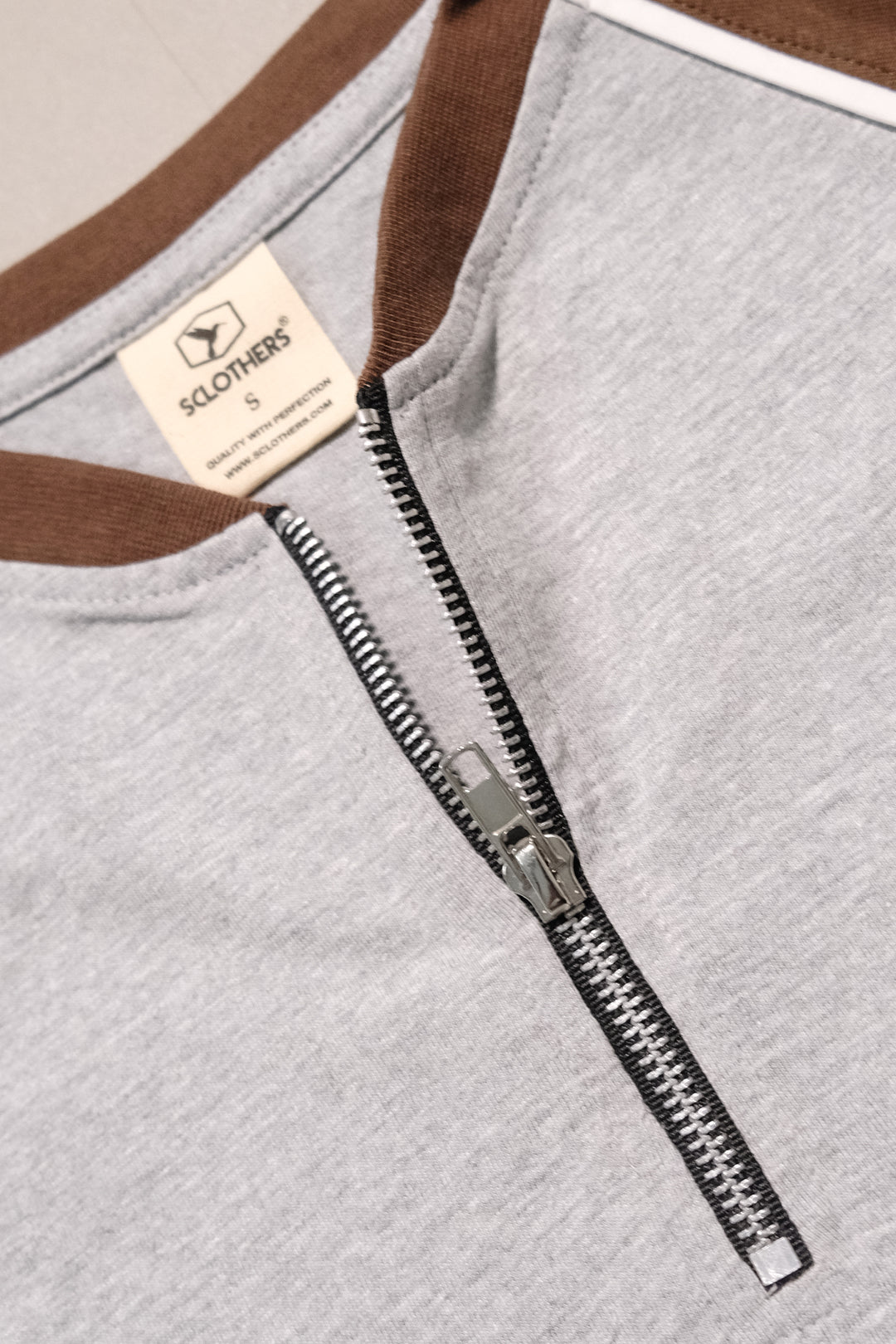 Grey Retro Raglan T-shirt - P21 - MT0077R