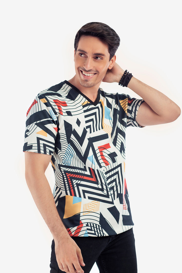 Patterned T-Shirts in Pakistan