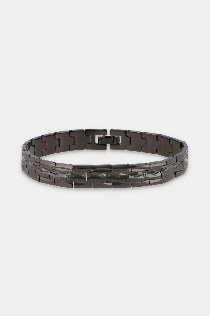 Black Lock Bracelet - W21 - MJW0011