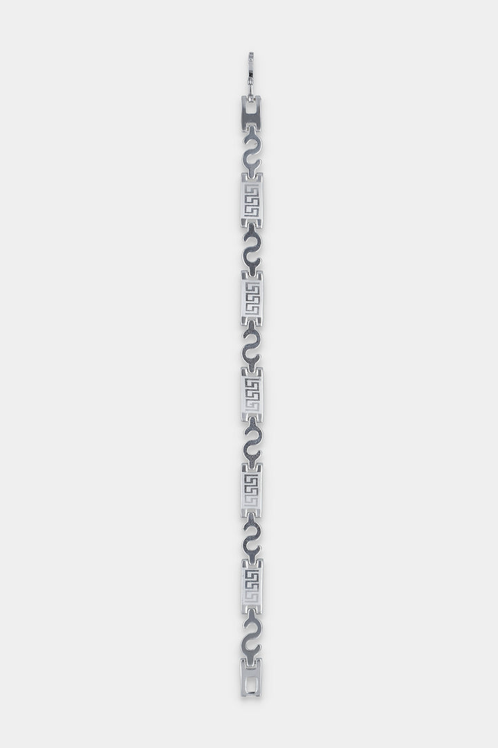 Silver Meandros Bracelet - P22 - MJW0033