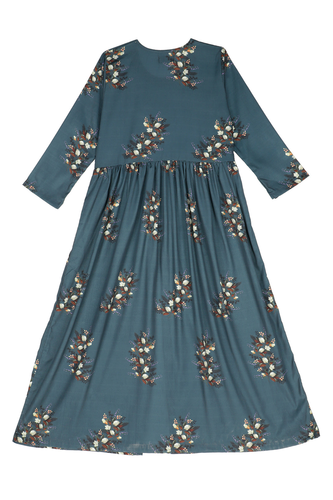 Slit Cut Floral Dress - A21 - WD00004