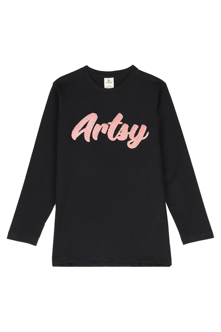 Black Artsy T-Shirt - A21 - WT00017