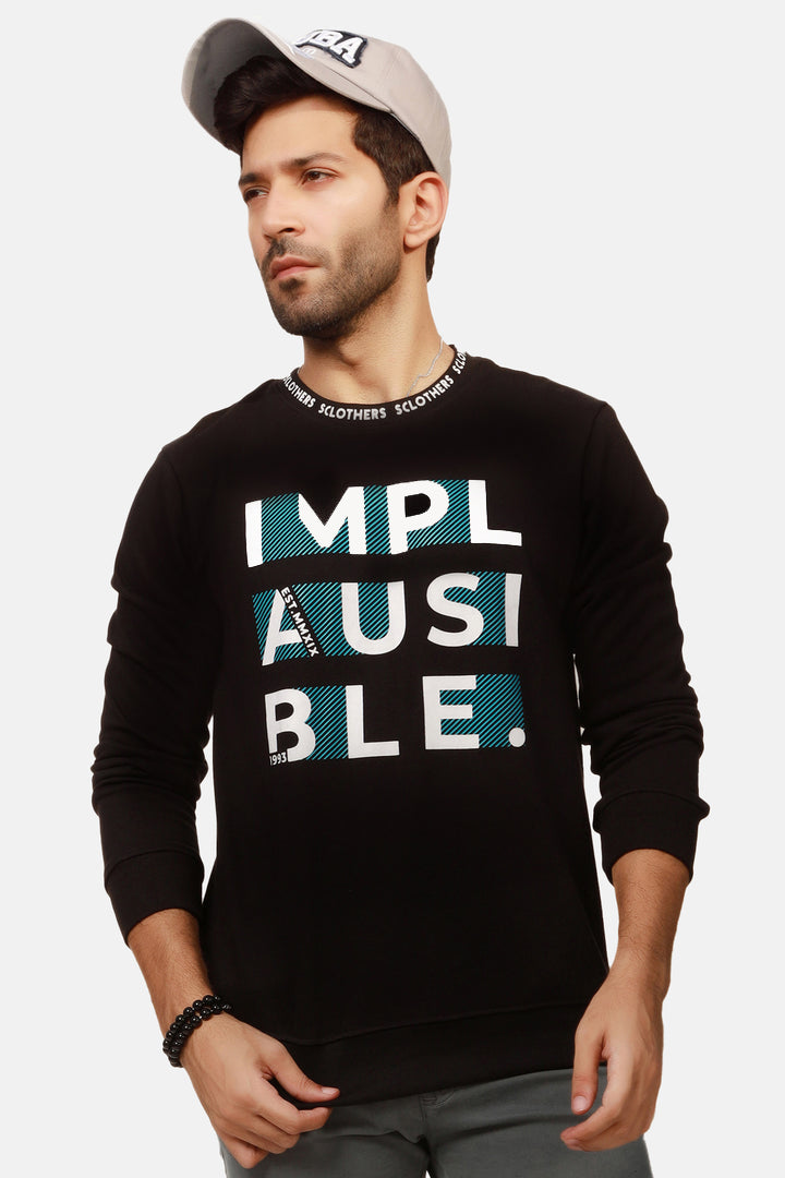 Implausible Graphic Sweatshirt for Mens